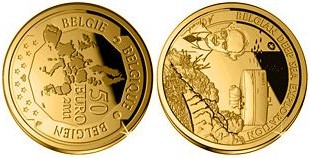 Baza monet EXG - Gold 50 Euro coins 2011